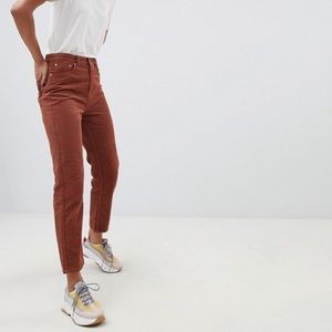 ASOS Stradivarius Mom Jean Cords